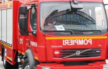 Căţel salvat de pompieri