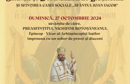 Credincioșii Parohiei „Adormirea Maicii Domnului” Oroftiana de SUS sunt invitați la Sfânta Liturghie Arhierească și Sfințirea Casei Sociale 