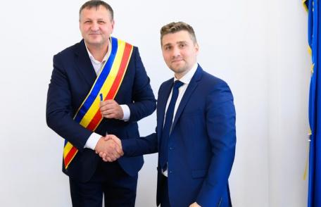 Eduard Mititelu prezent la investirea primarului Dan Oloeriu, la Flămânzi