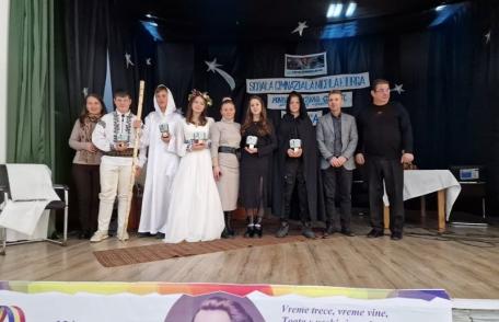 Școala Gimnazială „Nicolae Iorga” Dersca proiect de suflet la 175 de ani de la nașterea poetului Mihai Eminescu – FOTO