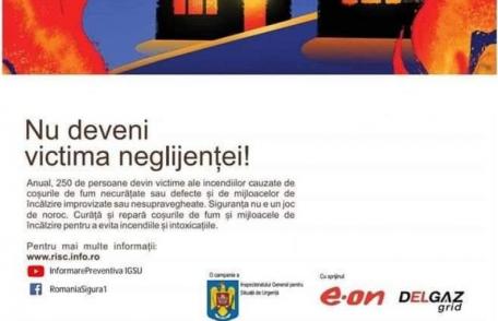 Curățați coșurile de fum: pericol de incendiu