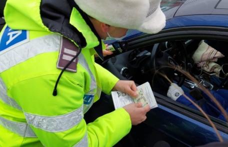 Dorohoi: Pirat auto amendat și lăsat jumătate de an fără permis