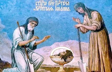 SINAXAR – 24 Februarie – Întâia şi a doua aflare a capului Sf. Proroc Ioan Botezătorul