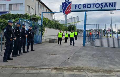 Măsuri de ordine publică la meciul de fotbal dintre F.C. Botoșani și Sepsi Sfântu Gheorghe