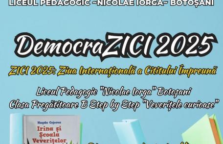 Lectura ne unește: Ziua Internațională a Cititului Împreună, celebrată la Botoșani