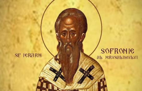 SINAXAR – 11 Martie – Sfântul Ierarh Sofronie, Patriarhul Ierusalimului