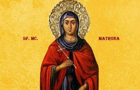 SINAXAR – 27 Martie – Sf. Mc. Matrona din Tesalonic; Sf. Mc. Filit şi Lidia, soţia sa, cu cei 4 fii ai lor