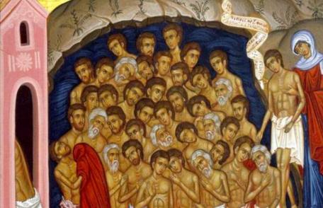 SINAXAR – 9 Martie – Sfinţii 40 de Mucenici din Sevastia (Duminica I din post, a Ortodoxiei)