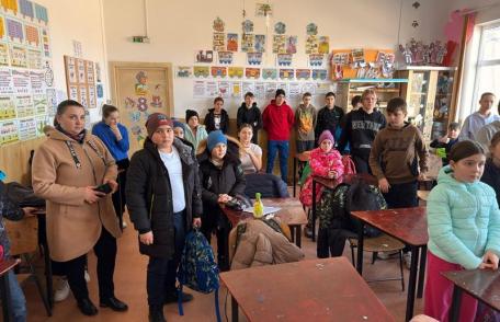 Alarma de incendiu la Școala Gimnazială Ungureni
