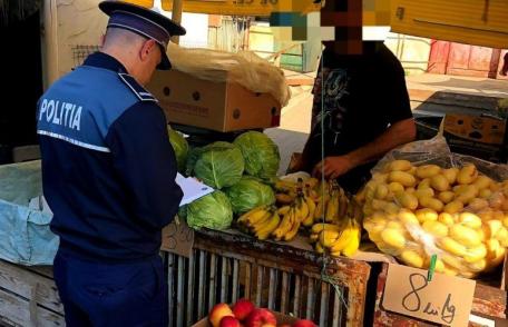 Acțiune a polițiștilor în Piața Centrală. O persoană a fost sancționată cu 20.000 de lei