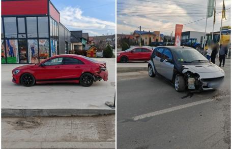 Accident la Hudum! Două mașini au fost implicate în eveniment