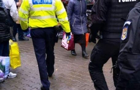 Piața din Darabani controlată de polițiști