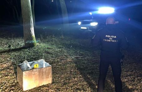 Țigări de contrabandă reținute cu focuri de armă la frontiera cu Republica Moldova