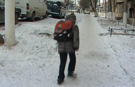 A plecat la școală dar a ajuns la spital