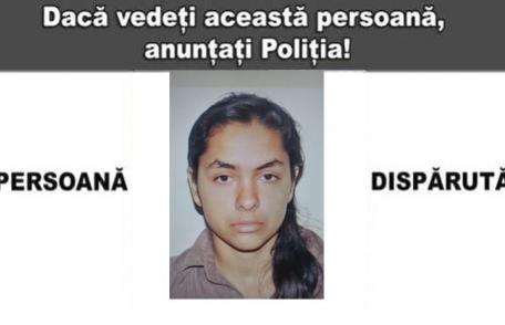 Polițiștii caută o tânără de 25 de ani care nu a mai revenit la domiciliu