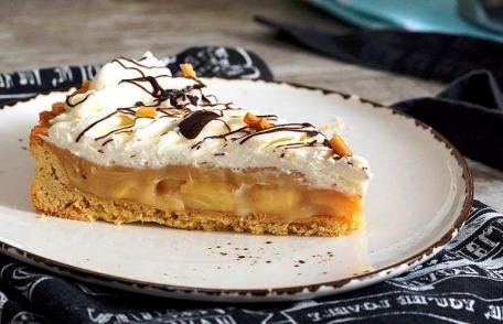 Prăjitură cu banane și caramel