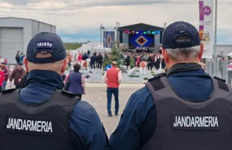 Jandarmii acționează în zona exterioară a Festivalul de voie bună - aRoma Fest