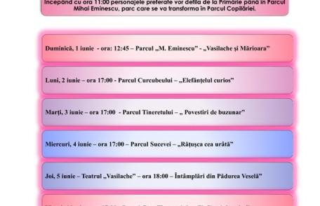 Săptămâna Teatrului pentru copii oferită de Teatrul Vasilache la Botoșani. Vezi programul!