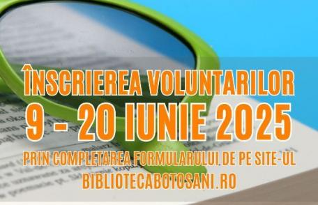 BiblioVacanța 2025 – Încep înscrierile pentru Corpul de voluntari!