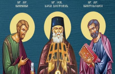 SINAXAR – 11 Iunie – Sf.  Apostoli Bartolomeu şi Barnaba; Sfântul Ierarh Luca, Arhiepiscopul Crimeei