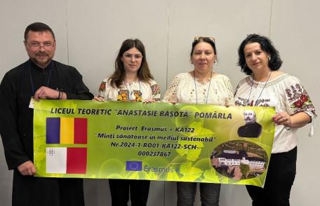 Liceul Teoretic „Anastasie Bașotă” din Pomârla, promotor al educației digitale europene prin Erasmus+KA 122