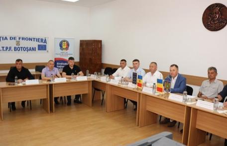 Întâlnire de lucru între reprezentanții Poliției de Frontieră Române și cei ai Republicii Moldova, la Botoșani