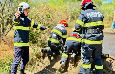 Un bărbat a murit într-o fosă, după ce a încercat să salveze un vițel 
