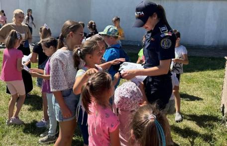 Zile de vară alături de polițiști, activități în cadrul Școlii de Vară