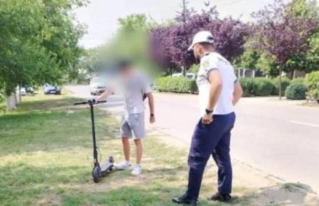 Vânătoarea de trotinetiști, bicicliști și mopediști continuă la Botoșani