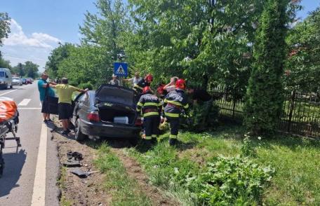 ACCIDENT cu patru victime la Dragalina - FOTO