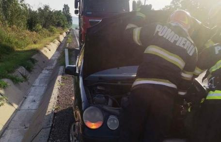 Bărbat rănit în urma unui accident rutier produs în localitatea Mănăstirea Doamnei