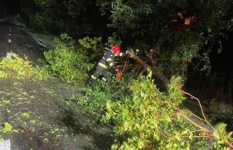 Trei avertizări nowcasting Cod Portocaliu de fenomene meteorologice periculoase, noaptea trecută în județul Botoșani