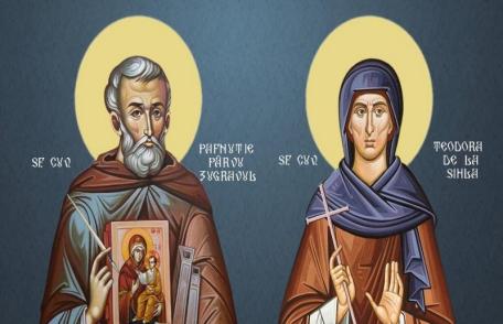 SINAXAR – 7 August – Sf. Cuv. Teodora de la Sihla; Sf. Cuv. Pafnutie - Pârvu Zugravul
