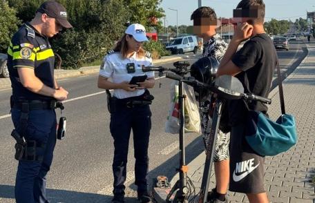 Acțiune pentru prevenirea și combaterea accidentelor rutiere susținută de polițiști la Flămânzi