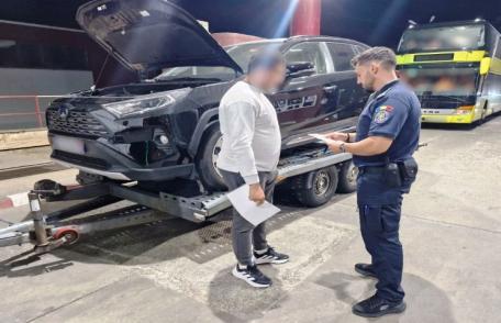 Autoturism furat, descoperit de polițiștii de frontieră botoșăneni