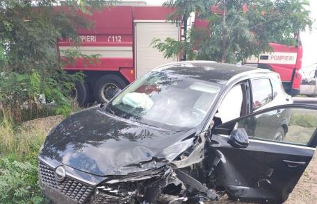 Trei persoane au ajuns la spital în urma unui accident rutier produs la Huțani