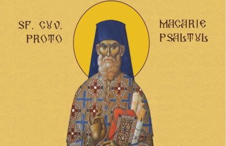 SINAXAR – 31 August – Sfântul Cuvios Macarie Protopsaltul