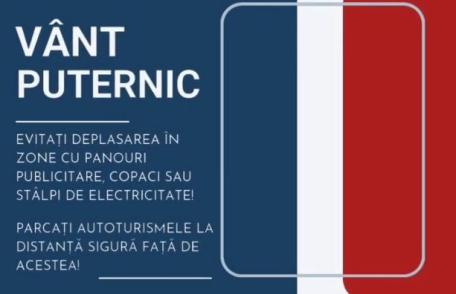 Cod Galben de vânt pentru județul Botoșani 