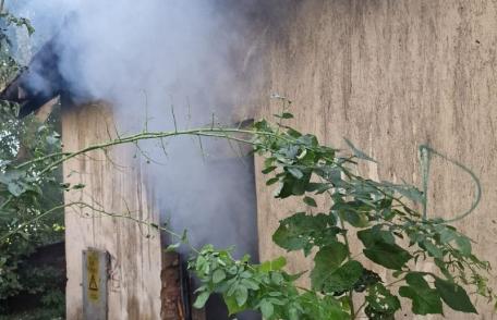 Un nou incendiu izbucnit la clădirea dezafectată de pe Aleea Pinului din Dorohoi