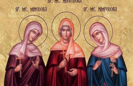 SINAXAR – 10 Septembrie – Sfintele Muceniţe Minodora, Mitrodora şi Nimfodora