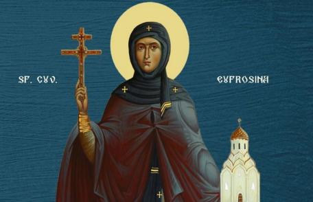 SINAXAR – 25 Septembrie – Sf. Cuv. Eufrosina; Sf. Cuv. Pafnutie Egipteanul