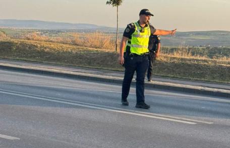 Depistat beat la volan după ce a fost oprit pentru că circula pe un drum cu accesul interzis