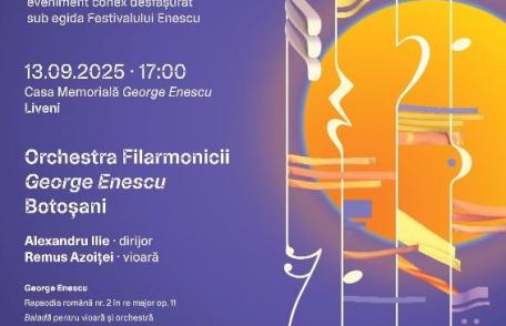 Concert al Orchestrei Filarmonicii „George Enescu” Botoșani la Liveni