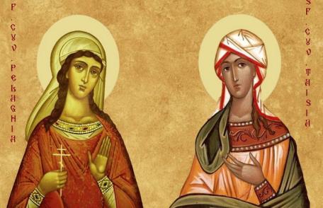 SINAXAR – 8 Octombrie – Sfintele Cuvioase Pelaghia şi Taisia