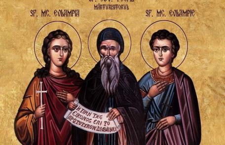 SINAXAR – 10 Octombrie – Sf. Mc. Evlampie şi sora sa, Evlampia