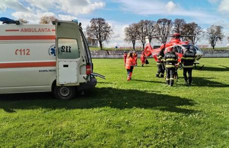 Elicopter SMURD solicitat la Dorohoi pentru un bărbat care a suferit un infarct