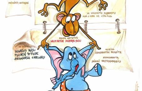 „Elefănțelul curios” – spectacol muzical prezentat de Teatrul „Vasilache”
