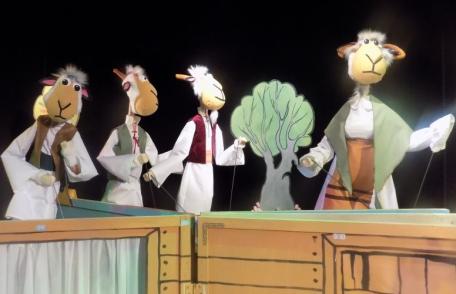 „Capra cu trei iezi”, o poveste clasică pe placul copiilor la Teatrul Vasilache