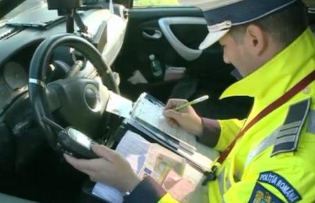 Acțiunea polițiștilor rutieri încheiată cu trei permise reținute și amenzi de peste 6.000 lei