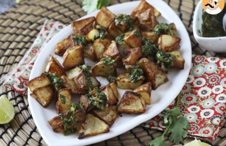 Cartofi copți cu chimichurri